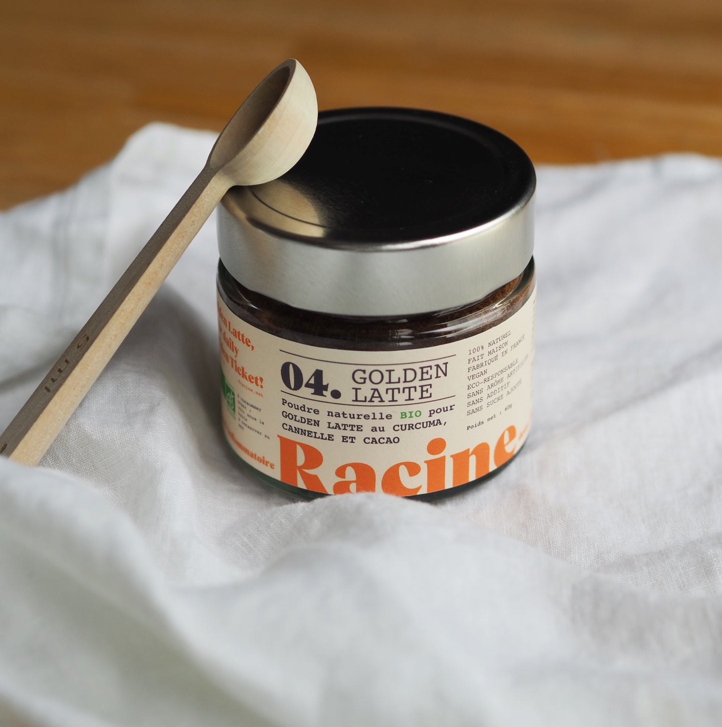 Poudre pour Golden Latte au curcuma