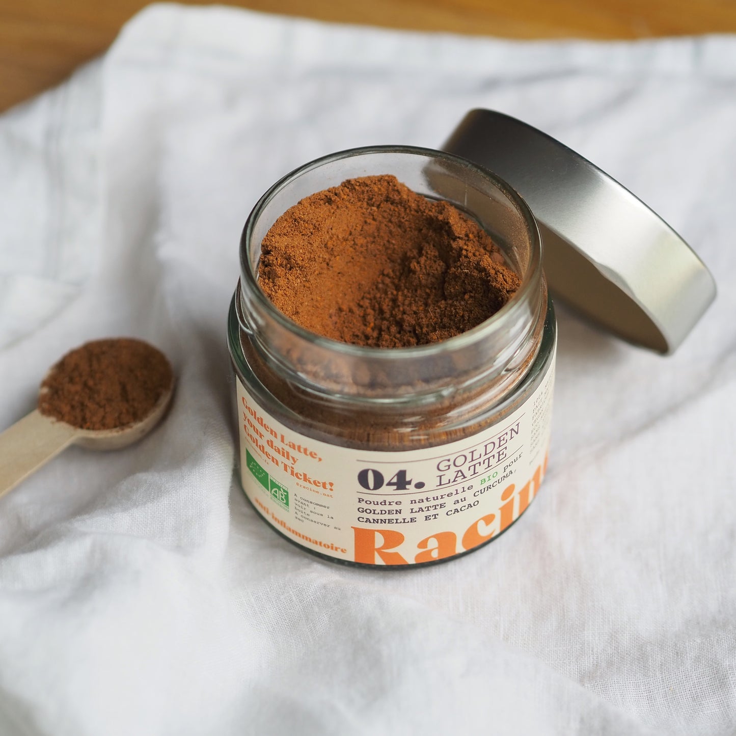 Poudre pour Golden Latte au curcuma