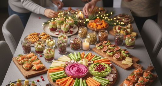 Apéro de Noël healthy : 15 idées de bouchées festives et légères qui impressionnent