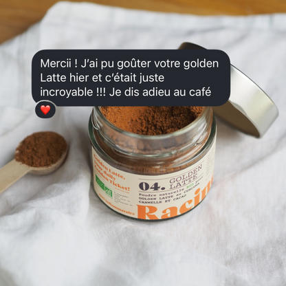 Poudre pour Golden Latte Bio au curcuma
